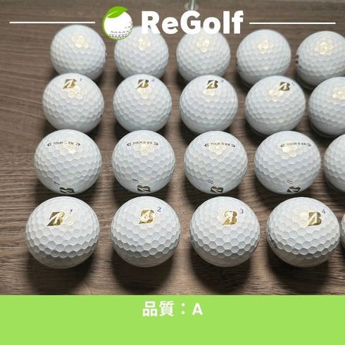【中古】 ロストボール ブリヂストン ツアーB TOUR B XS パール 2024年モデル 20球 Aランク ゴルフボール リゴルフ