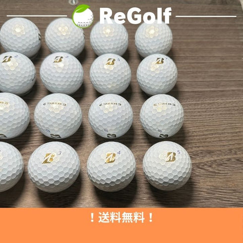 【中古】 ロストボール ブリヂストン ツアーB TOUR B XS パール 2024年モデル 20球 Aランク ゴルフボール リゴルフ
