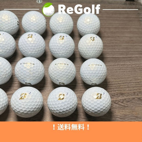 【中古】 ロストボール ブリヂストン ツアーB TOUR B XS パール 2024年モデル 20球 Bランク ゴルフボール リゴルフ
