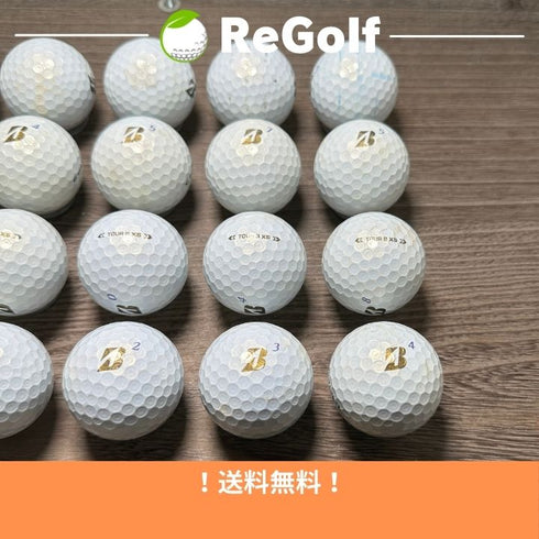 【中古】 ロストボール ブリヂストン ツアーB TOUR B XS パール 2024年モデル 20球 Cランク ゴルフボール リゴルフ