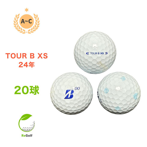 ロストボール ブリヂストン ツアーB TOUR B XS ホワイト 2024年モデル 20球 ACランク ゴルフボール