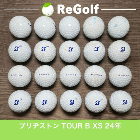 ロストボール ブリヂストン ツアーB TOUR B XS ホワイト 2024年モデル 20球 ACランク ゴルフボール