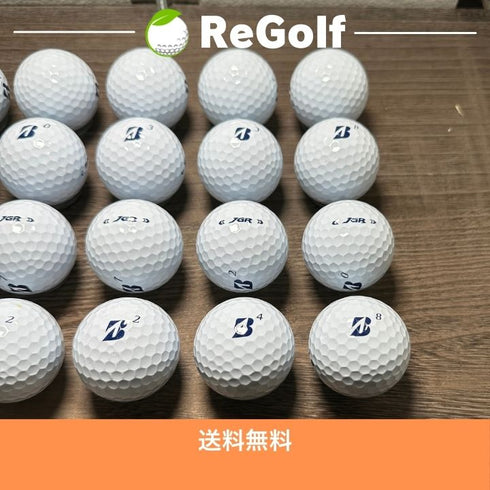 【中古】 ロストボール ブリヂストン ツアーB TOUR B JGR ホワイト 2025年モデル 20球 Aランク ゴルフボール リゴルフ