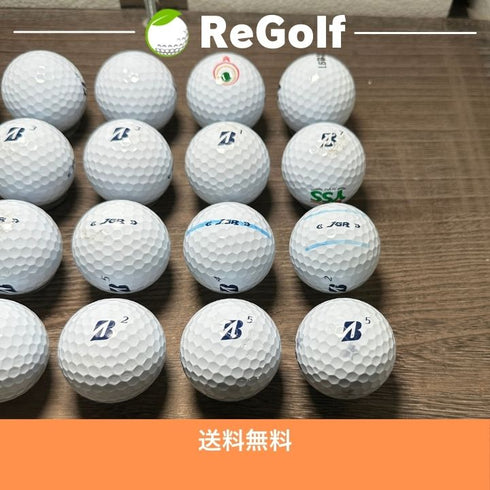【中古】 ロストボール ブリヂストン ツアーB TOUR B JGR ホワイト 2025年モデル 20球 Cランク ゴルフボール リゴルフ