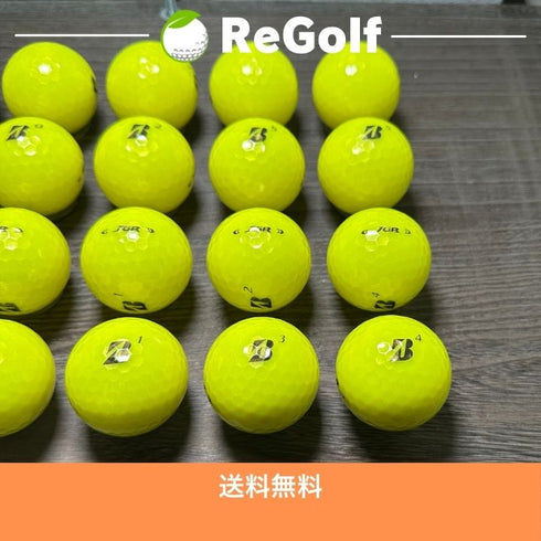 【中古】 ロストボール ブリヂストン ツアーB TOUR B JGR イエロー 2025年モデル 20球 Aランク ゴルフボール リゴルフ