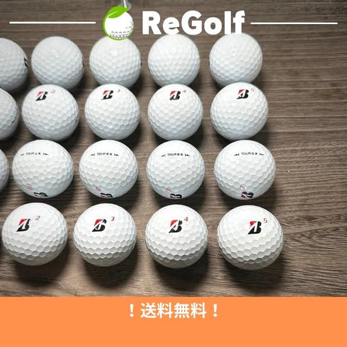 【中古】 ロストボール ブリヂストン ツアーB TOUR B X コーポレートカラー 2022年モデル 20球 Aランク ゴルフボール リゴルフ