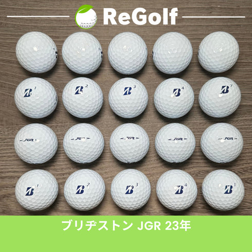 【中古】 ロストボール ブリヂストン ツアーB TOUR B JGR ホワイト 2023年モデル 20球 Aランク ゴルフボール リゴルフ