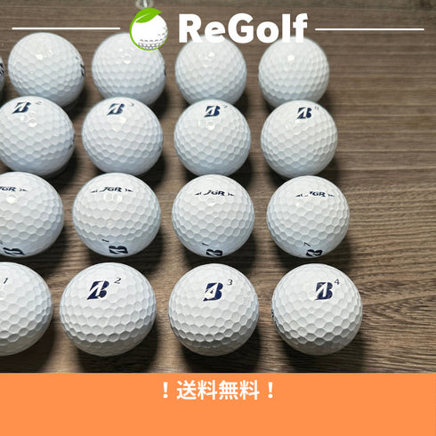 【中古】 ロストボール ブリヂストン ツアーB TOUR B JGR ホワイト 2023年モデル 20球 Bランク ゴルフボール リゴルフ
