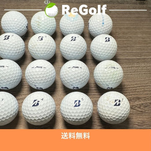 【中古】 ロストボール ブリヂストン ツアーB TOUR B JGR 2023年 ホワイト 20球 ぉ試ランク ゴルフボール リゴルフ