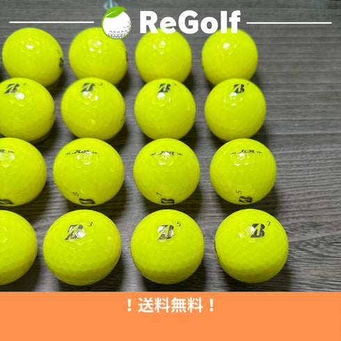 【中古】 ロストボール ブリヂストン ツアーB TOUR B JGR イエロー 2023年モデル 20球 Aランク ゴルフボール リゴルフ