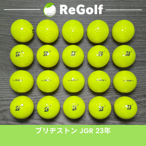 【中古】 ロストボール ブリヂストン ツアーB TOUR B JGR イエロー 2023年モデル 20球 Bランク ゴルフボール リゴルフ