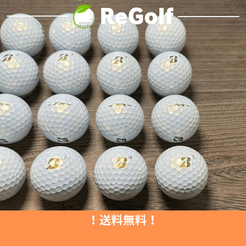 【中古】 ロストボール ブリヂストン ツアーB TOUR B JGR パール 2023年モデル 20球 Bランク ゴルフボール リゴルフ