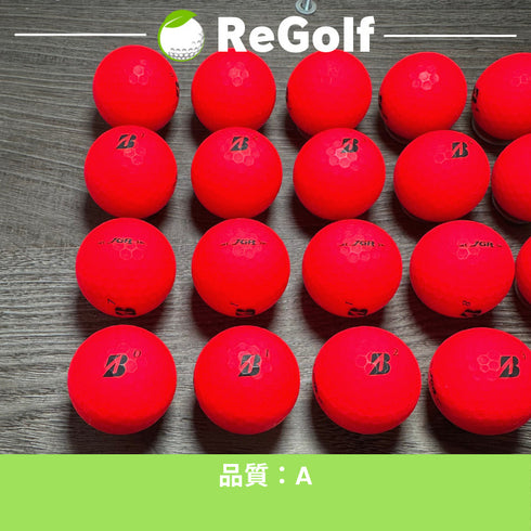 【中古】 ロストボール ブリヂストン ツアーB TOUR B JGR マット レッド 2023年モデル 20球 Aランク ゴルフボール リゴルフ