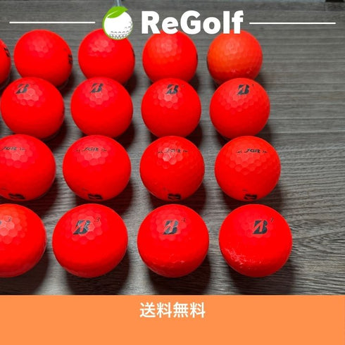 【中古】 ロストボール ブリヂストン ツアーB TOUR B JGR 2023年 マットレッド 20球 ぉ試ランク ゴルフボール リゴルフ