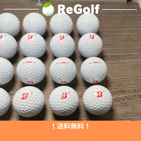 【中古】 ロストボール ブリヂストン ツアーB TOUR B JGR パールピンク 2023年モデル 20球 Bランク ゴルフボール リゴルフ