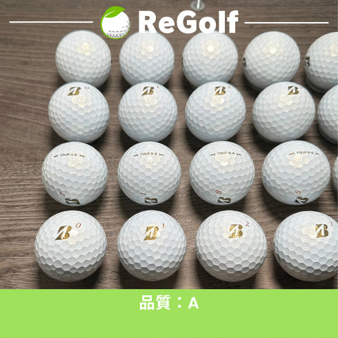 【中古】 ロストボール ブリヂストン ツアーB TOUR B X パール 2022年モデル 20球 Aランク ゴルフボール リゴルフ