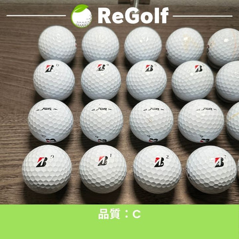 【中古】 ロストボール ブリヂストン ツアーB TOUR B JGR コーポレートカラー 2023年モデル 20球 Cランク ゴルフボール リゴルフ