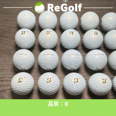 【中古】 ロストボール ブリヂストン ツアーB TOUR B X パール 2022年モデル 20球 Bランク ゴルフボール リゴルフ