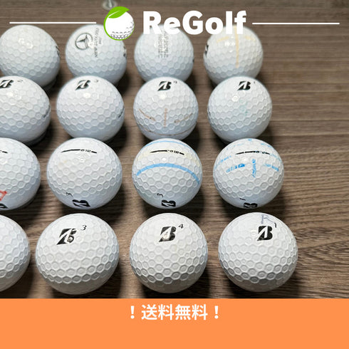【中古】 ロストボール ブリヂストン e12 ホワイト 年式混合 20球 Cランク ゴルフボール リゴルフ