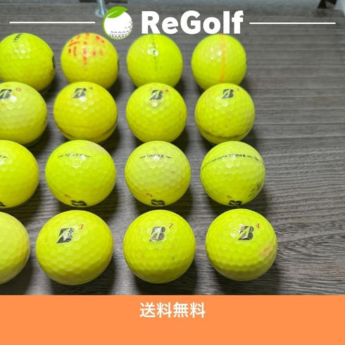 【中古】 ロストボール ブリヂストン ツアーB TOUR B X イエロー 2020年以下混合 20球 ぉ試ランク ゴルフボール リゴルフ
