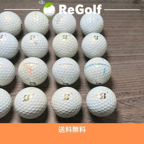 【中古】 ロストボール ブリヂストン ツアーB TOUR B X パール 2020年以下混合 20球 ぉ試ランク ゴルフボール リゴルフ