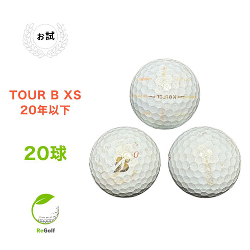 【中古】 ロストボール ブリヂストン ツアーB TOUR B X パール 2020年以下混合 20球 ぉ試ランク ゴルフボール リゴルフ