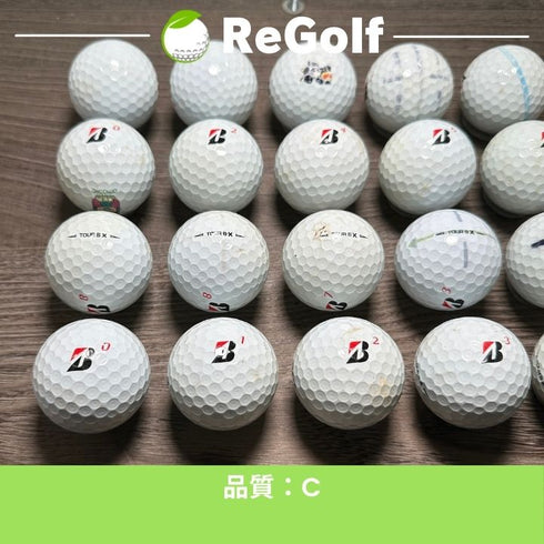 【中古】 ロストボール ブリヂストン ツアーB TOUR B X コーポレートカラー 2020年モデル 20球 ACランク ゴルフボール リゴルフ