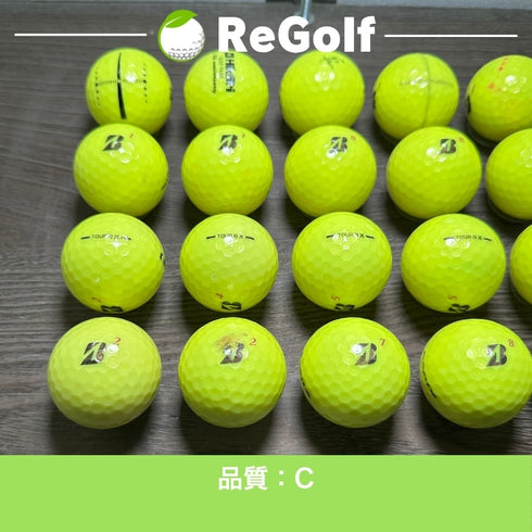 ロストボール ブリヂストン ツアーB TOUR B X イエロー 2026年モデル 20球 Cランク ゴルフボール