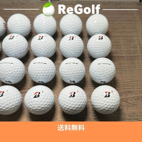ロストボール ブリヂストン ツアーB TOUR B X コーポレートカラー 2026年モデル 20球 Aランク ゴルフボール