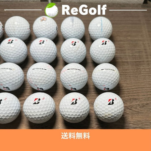 ロストボール ブリヂストン ツアーB TOUR B X コーポレートカラー 2026年モデル 20球 Cランク ゴルフボール