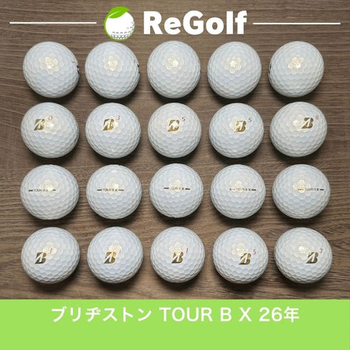 ロストボール ブリヂストン ツアーB TOUR B X パール 2026年モデル 20球 Aランク ゴルフボール