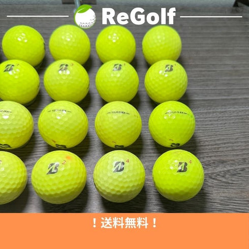 【中古】 ロストボール ブリヂストン ツアーB TOUR B RX イエロー 年式混合 20球 ACランク ゴルフボール リゴルフ