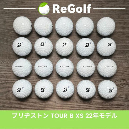 ロストボール ブリヂストン ツアーB TOUR B XS ホワイト 2022年モデル 20球 Bランク ゴルフボール