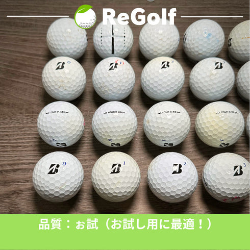 【中古】 ロストボール ブリヂストン ツアーB TOUR B XS ホワイト 2022年モデル 20球 ぉ試ランク ゴルフボール リゴルフ