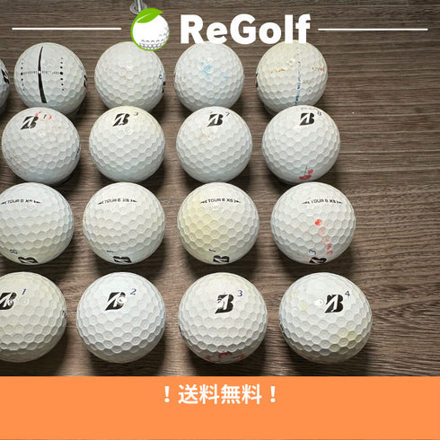 【中古】 ロストボール ブリヂストン ツアーB TOUR B XS ホワイト 2022年モデル 20球 ぉ試ランク ゴルフボール リゴルフ