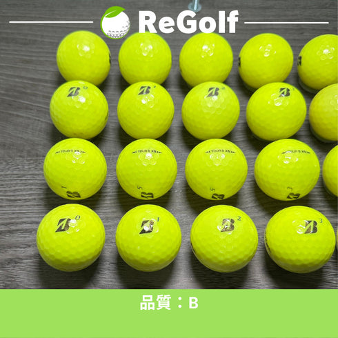 【中古】 ロストボール ブリヂストン ツアーB TOUR B XS イエロー 2022年モデル 20球 Bランク ゴルフボール リゴルフ