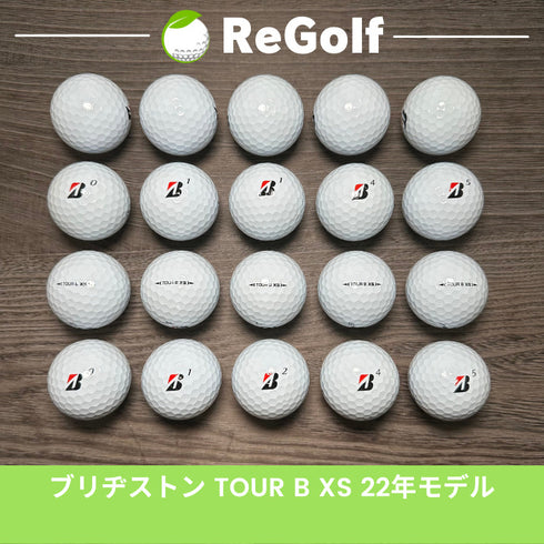 【中古】 ロストボール ブリヂストン ツアーB TOUR B XS コーポレートカラー 2022年モデル 20球 Aランク ゴルフボール リゴルフ