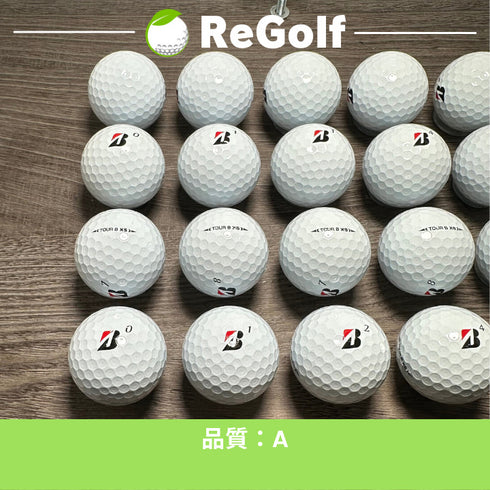 【中古】 ロストボール ブリヂストン ツアーB TOUR B XS コーポレートカラー 2022年モデル 20球 Aランク ゴルフボール リゴルフ