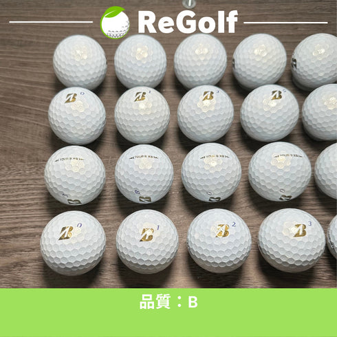 【中古】 ロストボール ブリヂストン ツアーB TOUR B XS パール 2022年モデル 20球 Bランク ゴルフボール リゴルフ