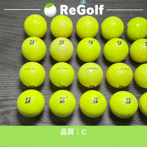 【中古】 ロストボール ブリヂストン ツアーB TOUR B XS イエロー 2020年モデル 20球 Cランク ゴルフボール リゴルフ