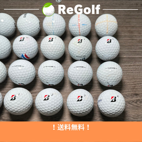 【中古】 ロストボール ブリヂストン ツアーB TOUR B XS コーポレートカラー 2020年モデル 20球 Cランク ゴルフボール リゴルフ