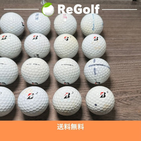 【中古】 ロストボール ブリヂストン ツアーB TOUR B XS 2020年以下混合 ホワイト 20球 ぉ試ランク ゴルフボール リゴルフ