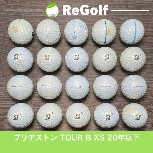 【中古】 ロストボール ブリヂストン ツアーB TOUR B XS パール 2020年以下混合 20球 ぉ試ランク ゴルフボール リゴルフ