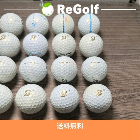 【中古】 ロストボール ブリヂストン ツアーB TOUR B XS パール 2020年以下混合 20球 ぉ試ランク ゴルフボール リゴルフ