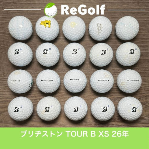 ロストボール ブリヂストン ツアーB TOUR B XS ホワイト 2026年モデル 20球 Cランク ゴルフボール