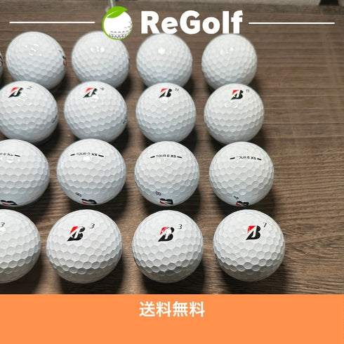 ロストボール ブリヂストン ツアーB TOUR B XS ホワイト 2026年モデル 20球 Aランク ゴルフボール