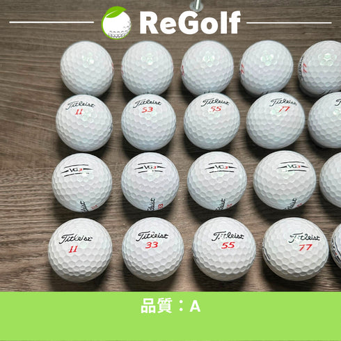 【中古】 ロストボール タイトリスト VG3 ホワイト 2020年モデル 20球 Aランク ゴルフボール リゴルフ