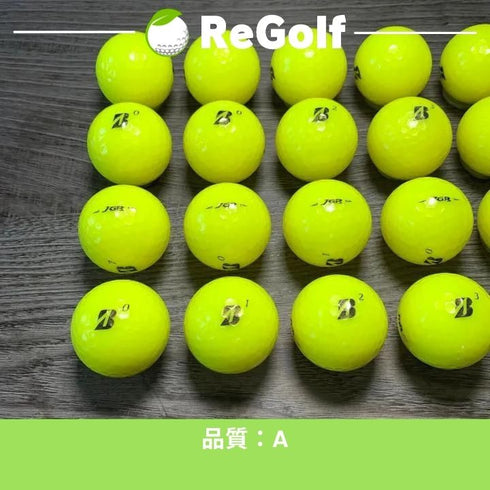 【中古】 ロストボール ブリヂストン ツアーB TOUR B JGR イエロー 2021年モデル 20球 Aランク ゴルフボール リゴルフ
