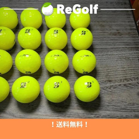 【中古】 ロストボール ブリヂストン ツアーB TOUR B JGR イエロー 2021年モデル 20球 Aランク ゴルフボール リゴルフ