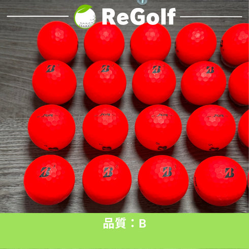 【中古】 ロストボール ブリヂストン ツアーB TOUR B JGR マット レッド 2021年モデル 20球 Bランク ゴルフボール リゴルフ